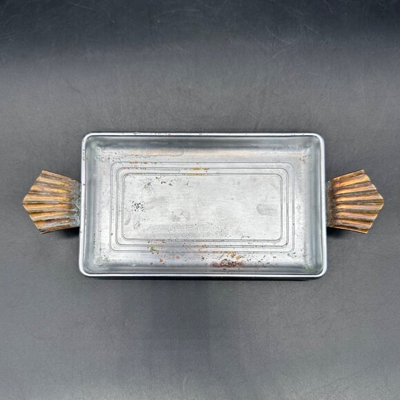 Vintage Art Deco Revere Rome NY Tray Norman Bel Geddes 1930s Chase Era Quadrille - Picture 2 of 11